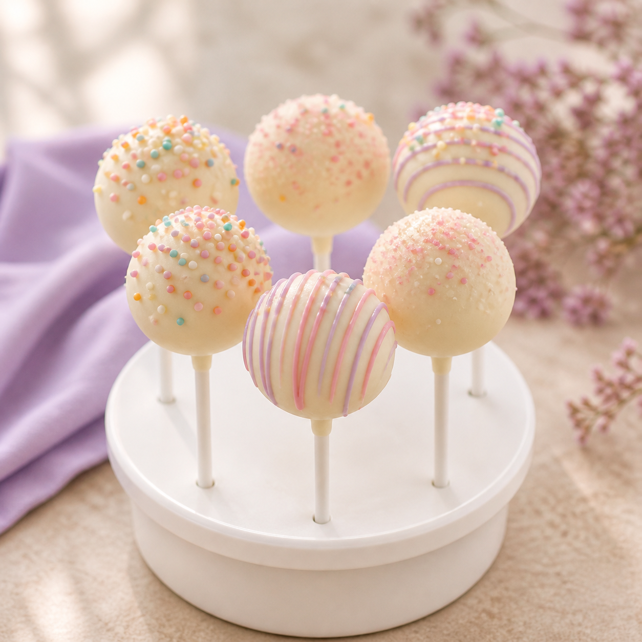 Temporary example of custom cake pops